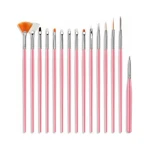 Shills Professional Nail Art Brush Set - 15 Pcs
