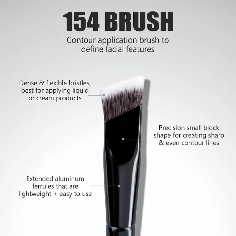 Just Gold Professional Eyebrow / Eyeliner Brush - 154