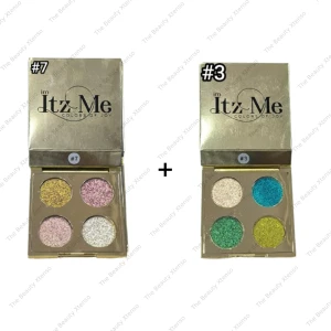 Itz Me 4 in 1 Shimmer Palette 3 And 7 Combo