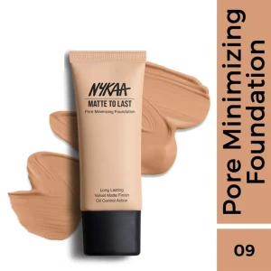 Nykaa Matte To Last Pore Minimizing Foundation - 09N Tan