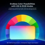 Digitek Portable RGB LED light D130 RGB