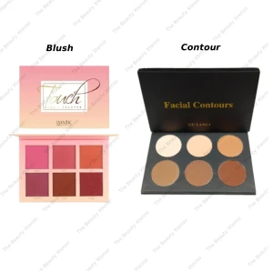 IMAGIC PROfessional Touch Blush Palette And Delanci Facial Contours Palette Combo