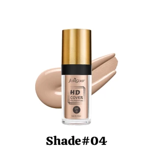 Just Gold HD Cover Foundation - 04 Caramel
