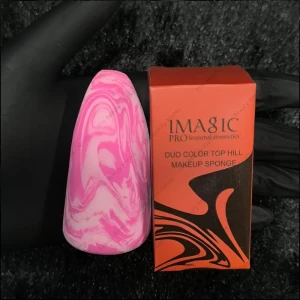 IMAGIC PROfessional Duo Color Top Hill Makeup Sponge Pink