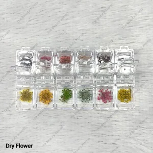 Nail Art Dry Flower 12 In 1 Kit