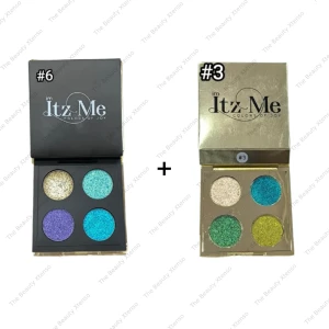 Itz Me 4 in 1 Shimmer Palette 3 And 6 Combo