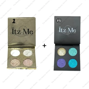 Itz Me 4 in 1 Shimmer Palette 1 And 6 Combo