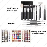 Ucanbe Pretty All Set Eyeshadow Palette 03 And Beili 20 Pcs Professional Brush Set Combo