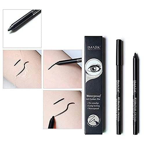 IMAGIC PROfessional Waterproof Gel Eyeliner Pencil Kajal - Black