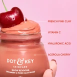 Dot & Key Glow Reviving Vitamin C Pink Clay Mask