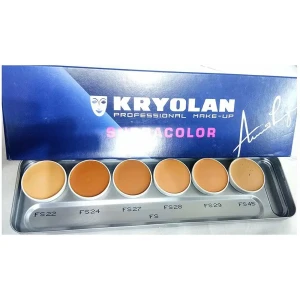 Kryolan Supra FS Palette 6 Shades