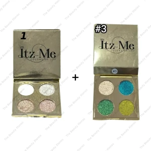 Itz Me 4 in 1 Shimmer Palette 1 And 3 Combo