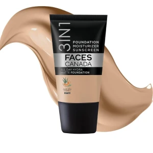Faces Canada 3 in 1 All Day Hydra Matte Foundation - Medium Natural 022