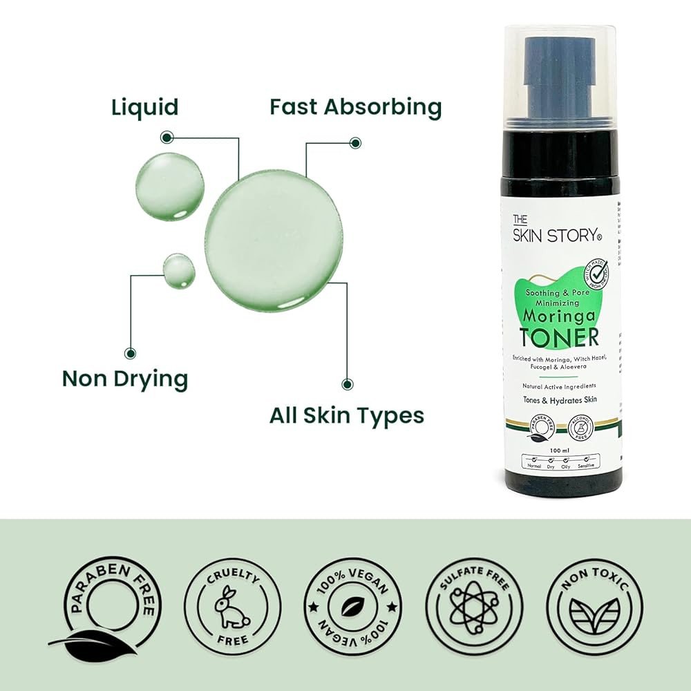 The Skin Story Soothing & Pore Minimizing Moringa Toner
