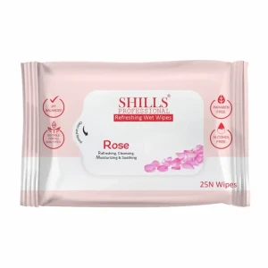 Shills Professional Wet Wipes - Rose
