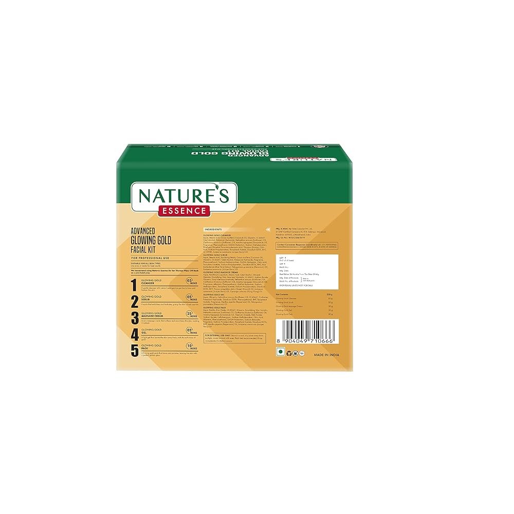 Natures Essence Advanced Glowing Gold Facial Kit