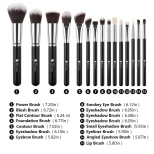 Ducare 15Pcs Pro Makeup Brush Set