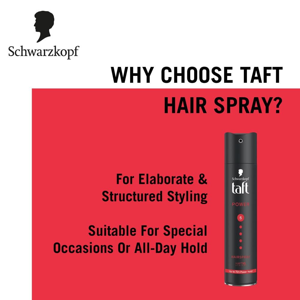 Schwarzkopf Taft Power 5 Black Hair Spray