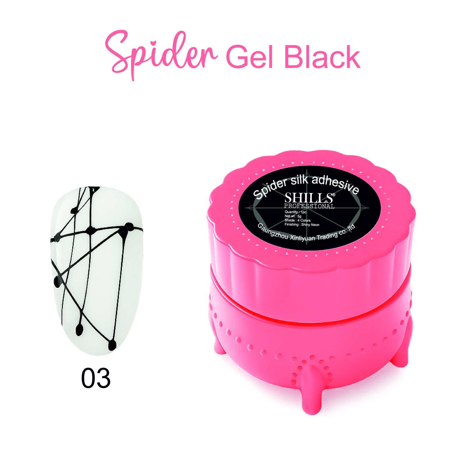 Shills Professional Spider Gel Black
