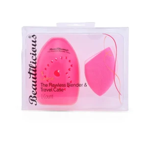 Beautilicious Flawless Blender with Travel Case - Bake Cut (Pink)