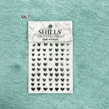 Shills Professional Nail Stickers Silver - Jo 967