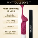 Auric Mattifying Lip Liquid - 3308 Pink Panther