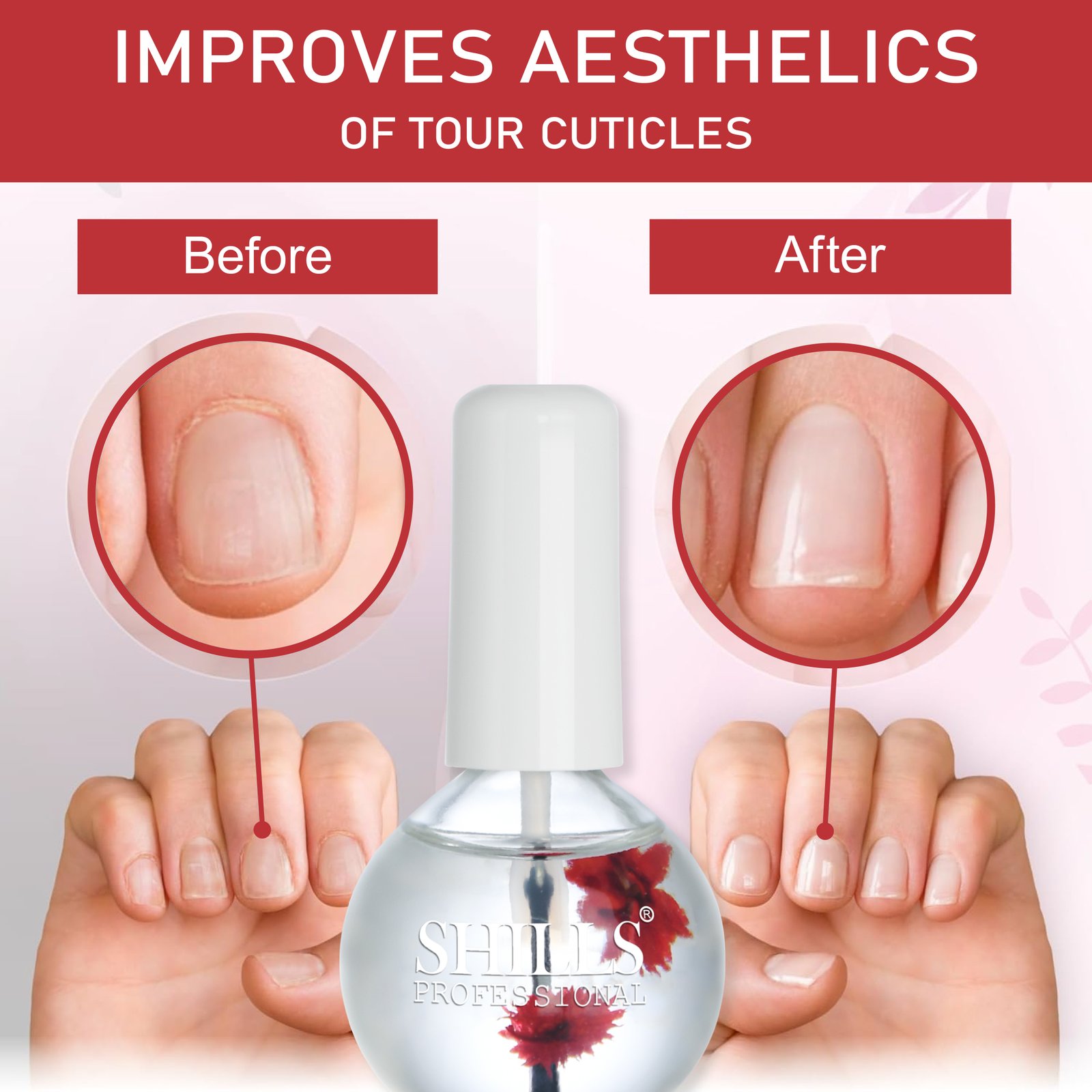 Shills Professional Cuticle Oil - Rose