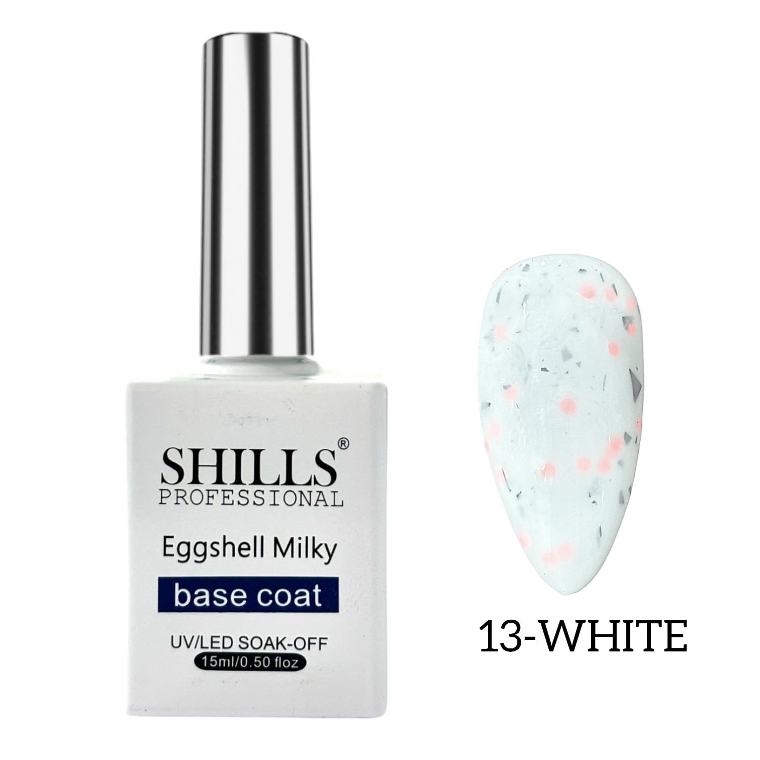 Shills Professional Eggshell Milky Base Coat -13 White