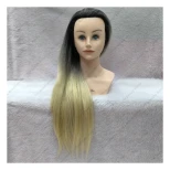 Face Show Hair Styling Dummy With Shoulder Black & Off White