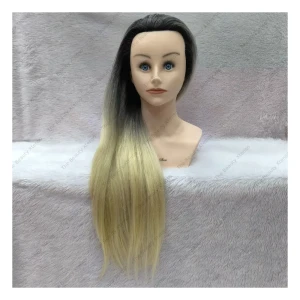 Face Show Hair Styling Dummy With Shoulder Black & Off White