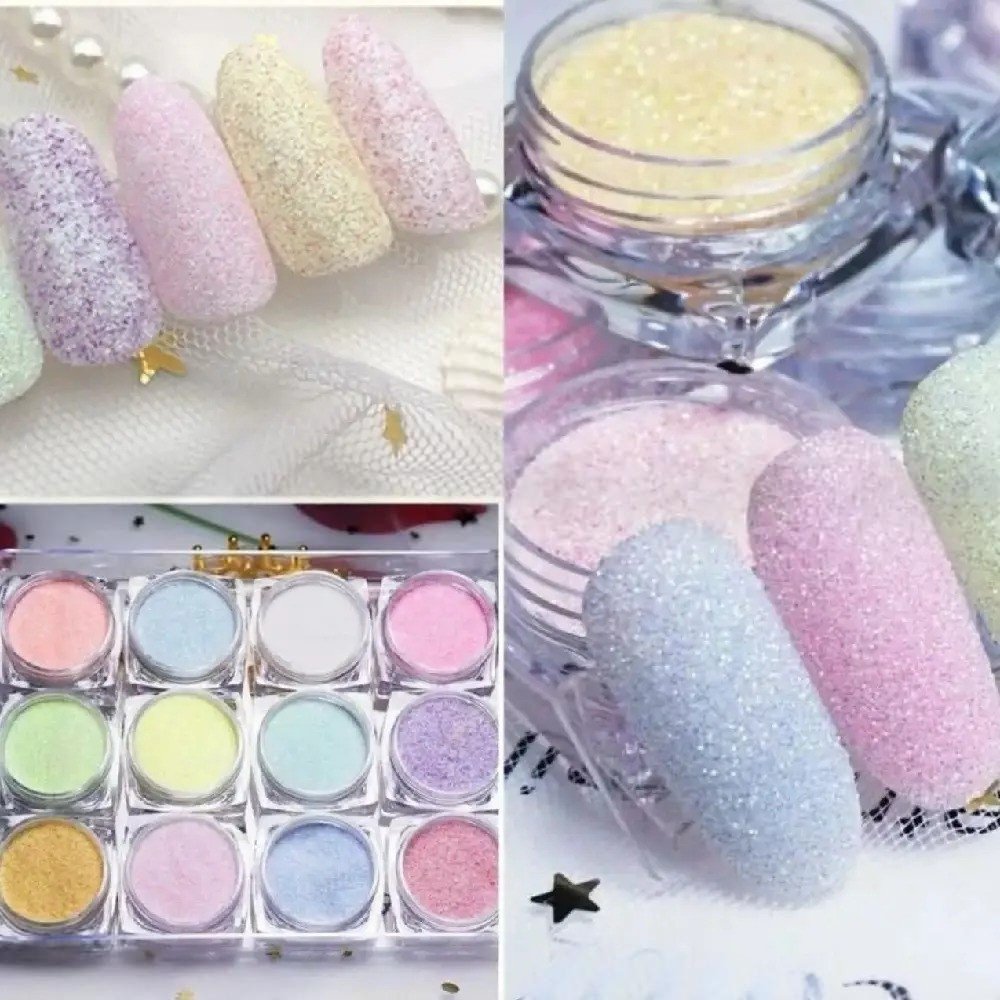 Bolt Bee Nail Art Multi Colour Glitter - Set Of 12