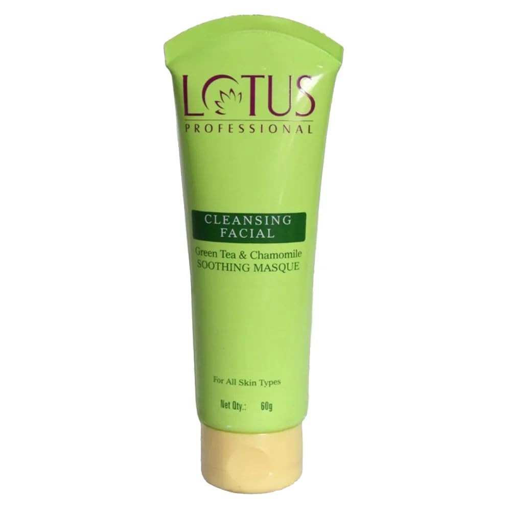 Lotus Professional Green Tea & Chamomile Soothing Masque Cleansing Facial
