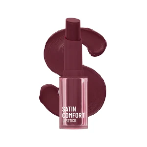 Swiss Beauty Satin Comfort Lipstick - 19 Burnt Maroon
