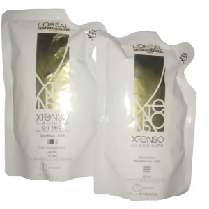 Loreal Professionnel Xtenso Smoothing Cream Resistant Hair + Neutralizing Cream
