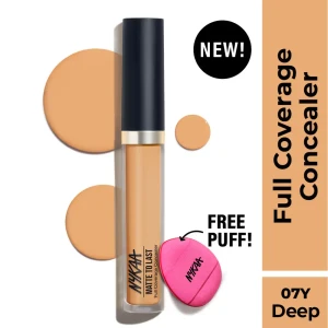 Nykaa Matte To Last Full Coverage Liquid Concealer - 07Y Deep
