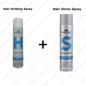 Marvac Strong Hold H And Shine Hair Spray Combo