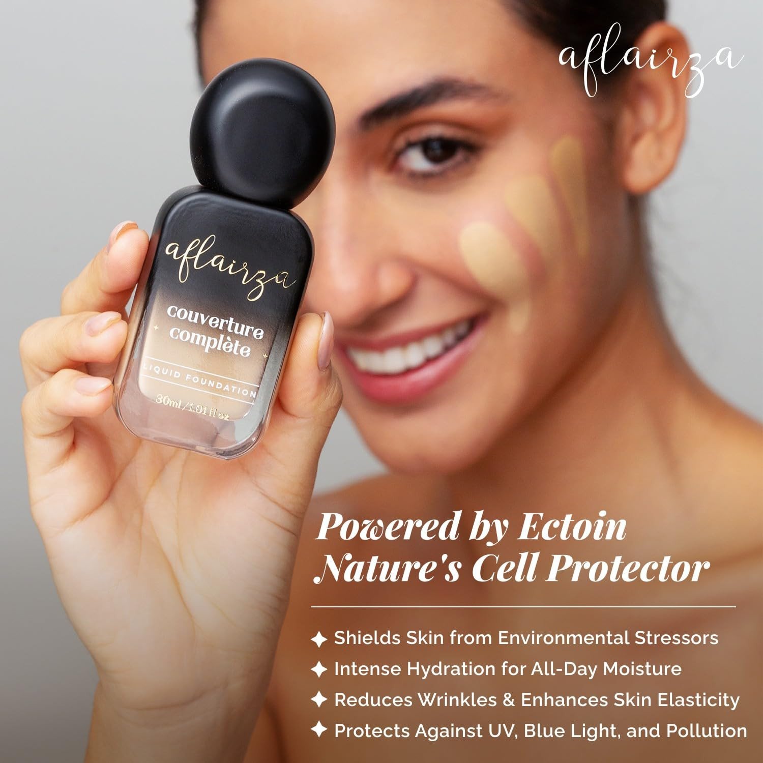 Aflairza Liquid Foundation - 03 Light Medium