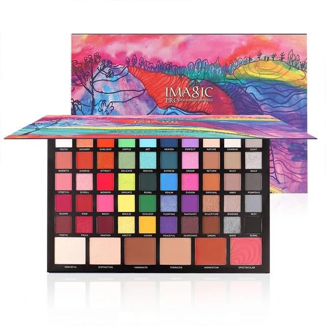 IMAGIC PROfessional Fifty Six Color Terraced Eyeshadow Palette