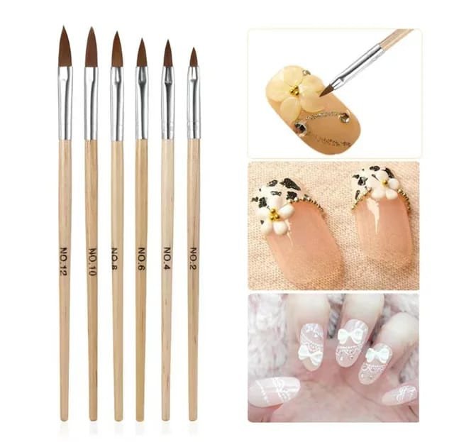 Shills Professional Acrylic Nail Art Brushes Set