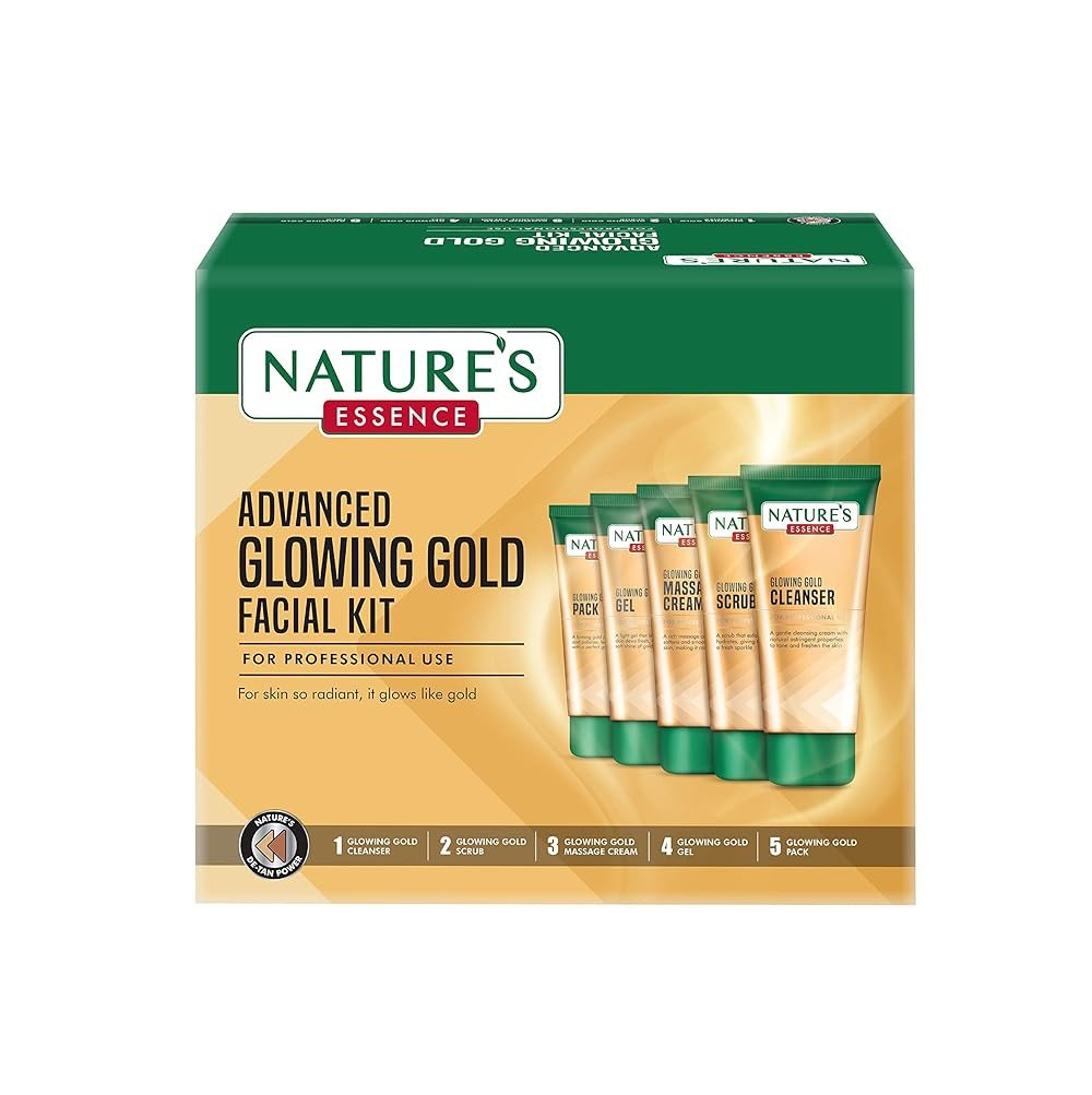 Natures Essence Advanced Glowing Gold Facial Kit
