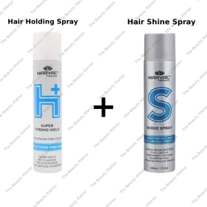 Marvac Super Strong Hold H+ And Shine Hair Spray Combo