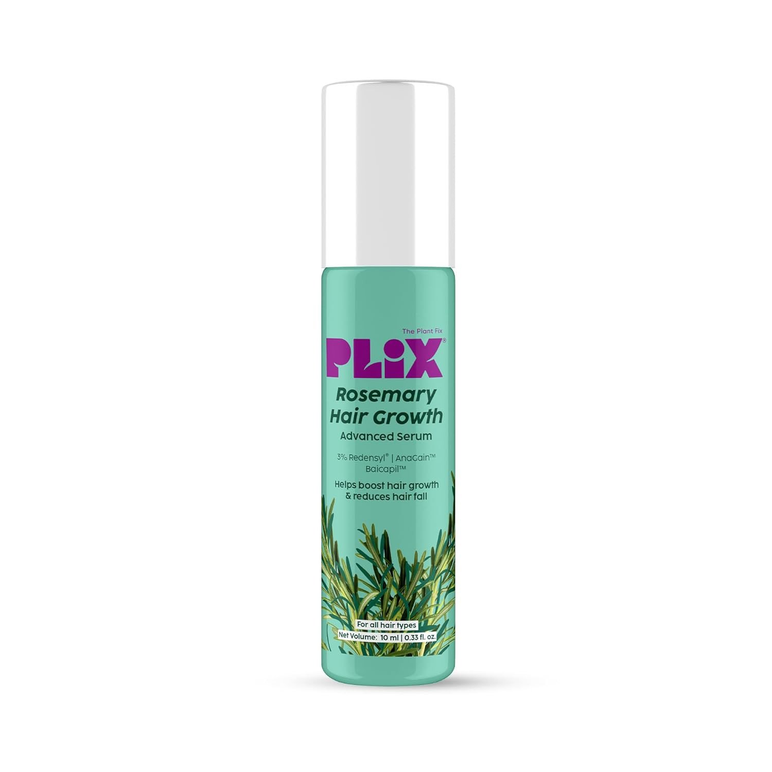 Plix Rosemary Hair Growth Roll On Serum - 10ml