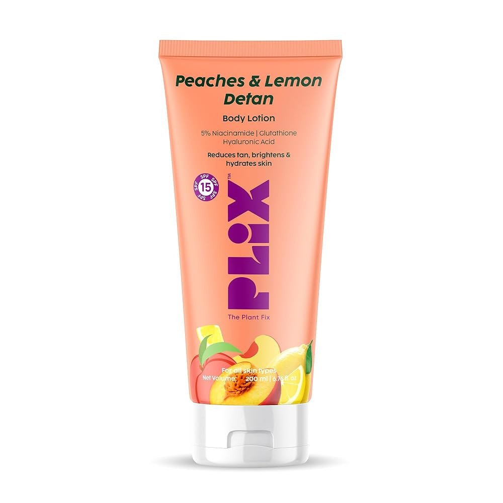 Plix Peaches & Lemon Detan Body Lotion SPF-15 200ml