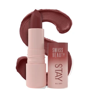 Swiss Beauty Stay All Day Lipstick - 08 Classy