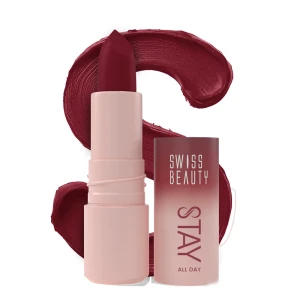 Swiss Beauty Stay All Day Lipstick - 12 Juicy