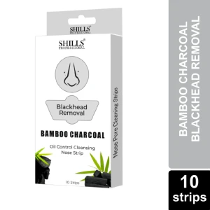 Shills Professional Blackhead Removal Nose Strips Bamboo Charcoal