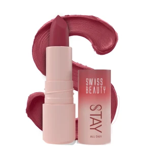 Swiss Beauty Stay All Day Lipstick - 03 Chirpy