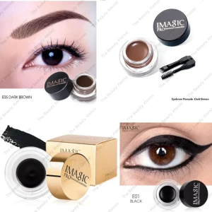 IMAGIC PROfessional E01 Gel Liner And E05 Eyebrow Pomade Combo