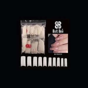 Bolt Bee Finger Nail Tips 9N French