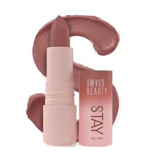 Swiss Beauty Stay All Day Lipstick - 01 Pouty